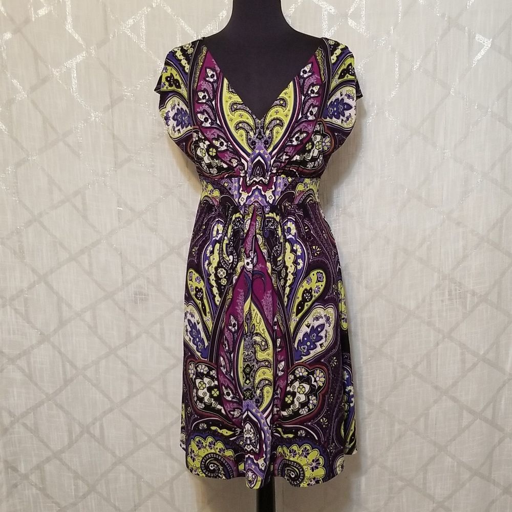 ECI Dress Women's 8 Floral Boho Paisley Romantic Fairy